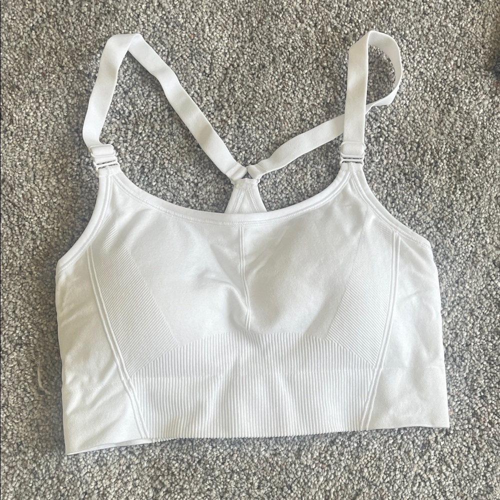 4 - All In Motion Women's Seamless Sports Bra Set - Black, White, Blue - Picture 2 of 6